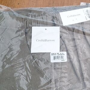 Croft & Barrow Classic Brown  Pants